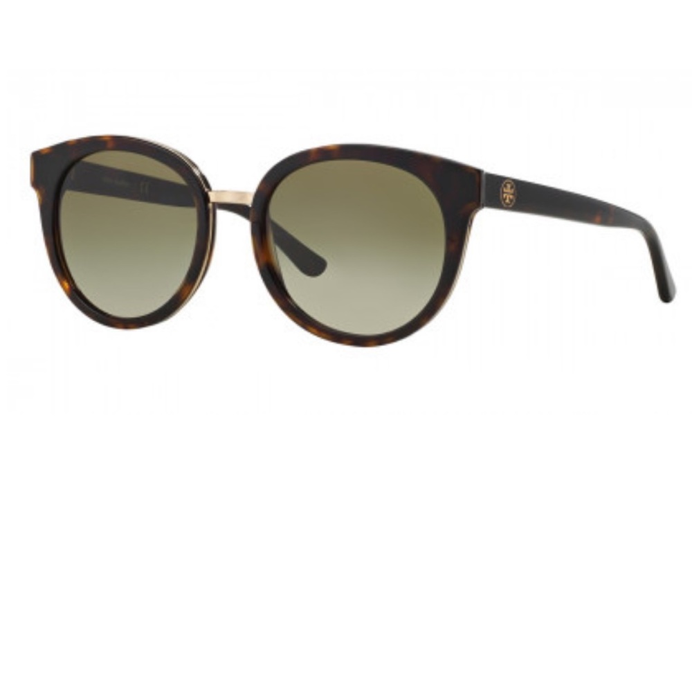 Tory Burch | Round Tortoise Sunglasses | Brown